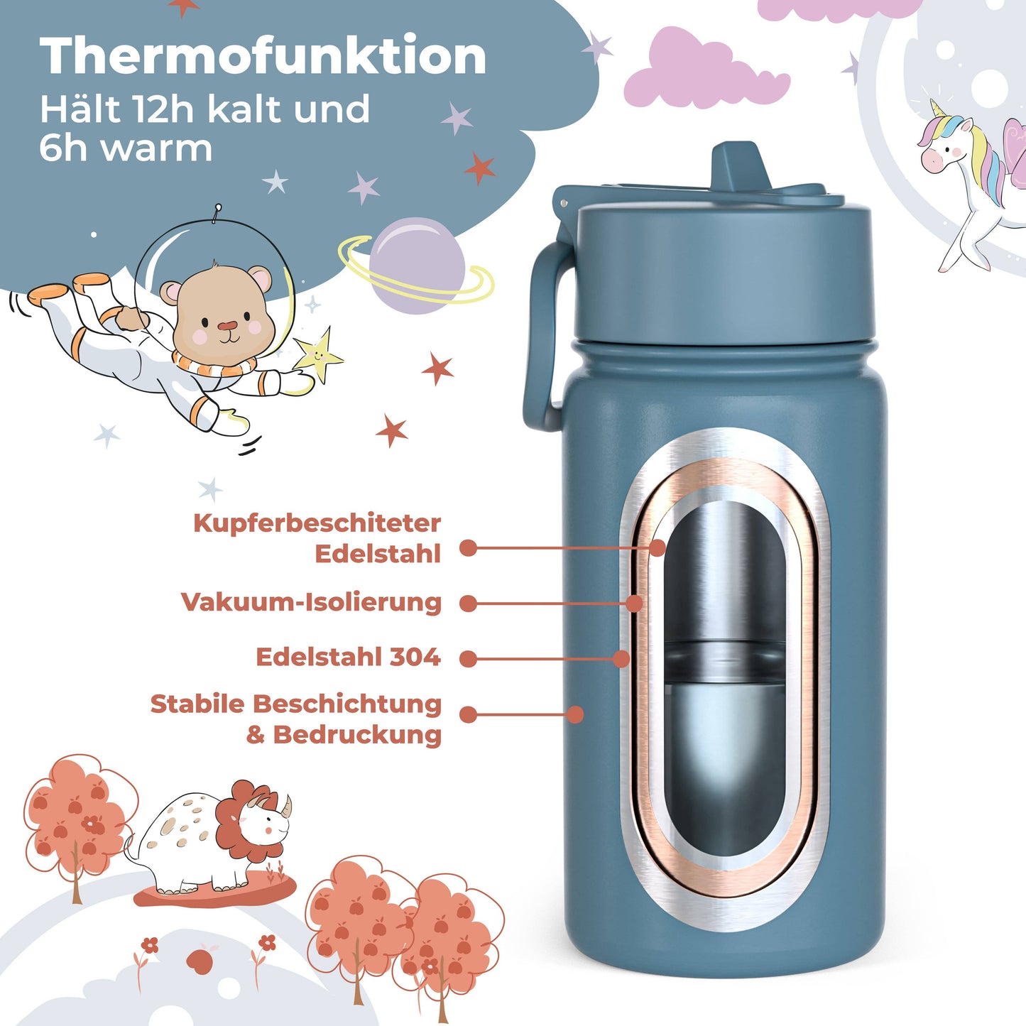 BEARFOOT Termoflaske - gravemaskine