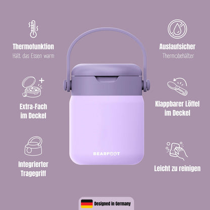 BEARFOOT - Termobeholder - lilla