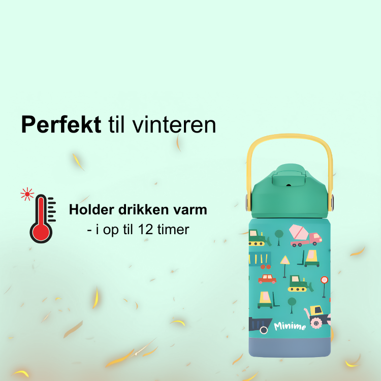 MiniMe Termoflaske til børn - Traktor