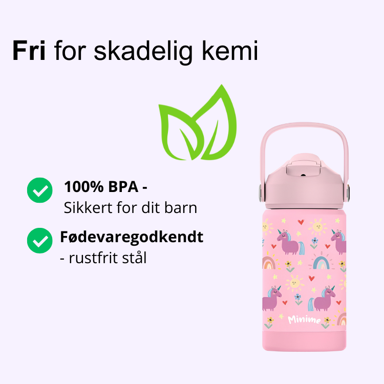 MiniMe Termoflaske til børn - Unicorn