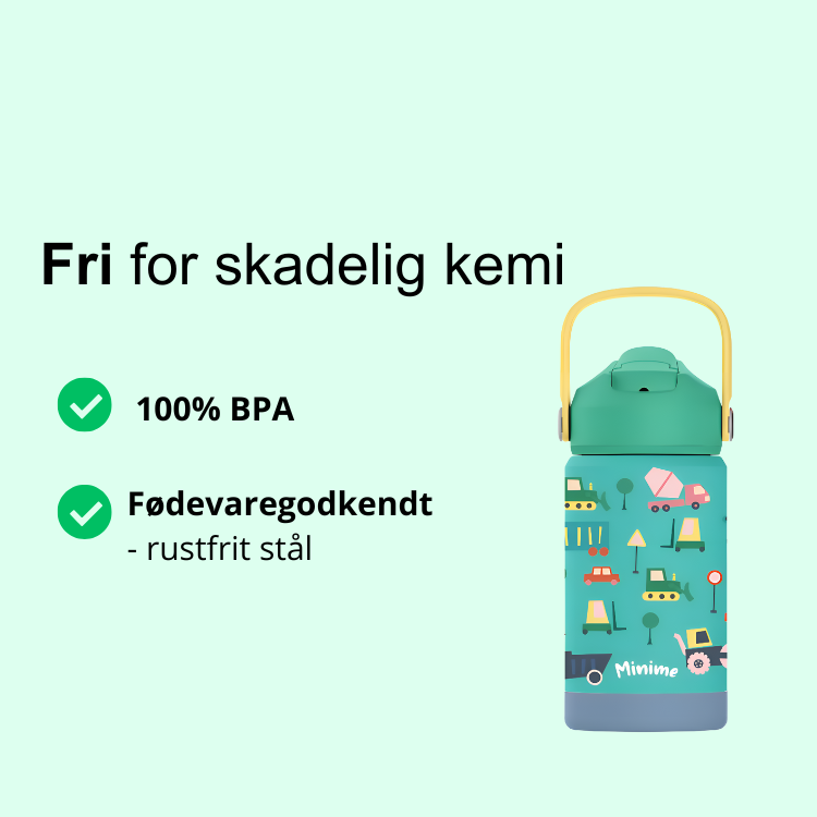 MiniMe Termoflaske til børn - Traktor