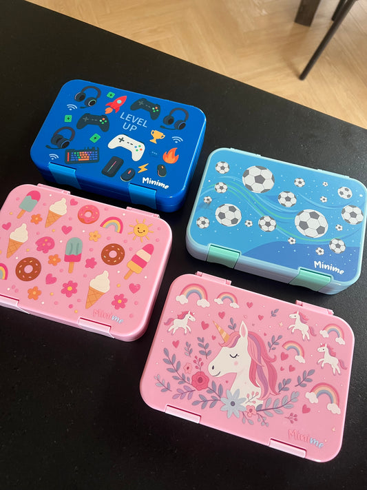Bento Lunch Box - Unicorn lyserød