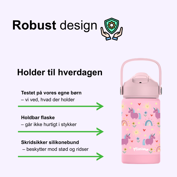 MiniMe Termoflaske til børn - Unicorn