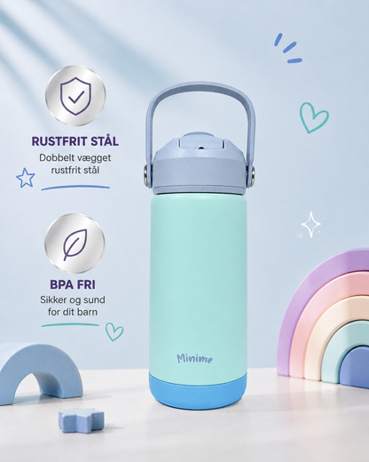 MiniMe Termoflaske 400 ml - Blå
