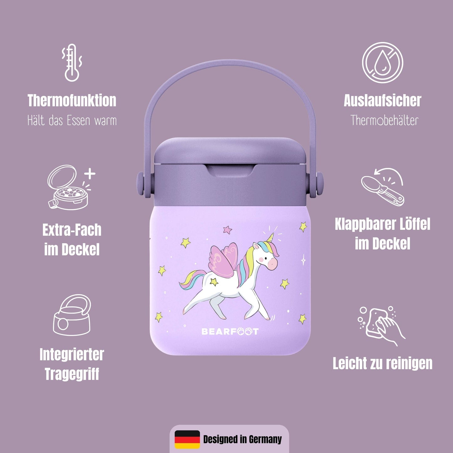 BEARFOOT - Termobeholder - Enhjørning