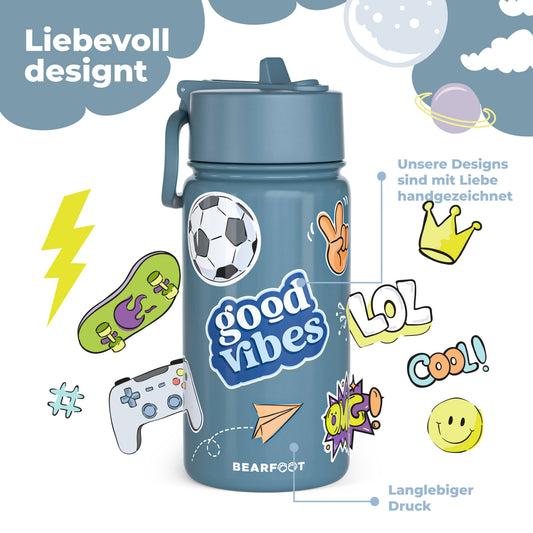 BEARFOOT Termoflaske - Fodbold & Gaming