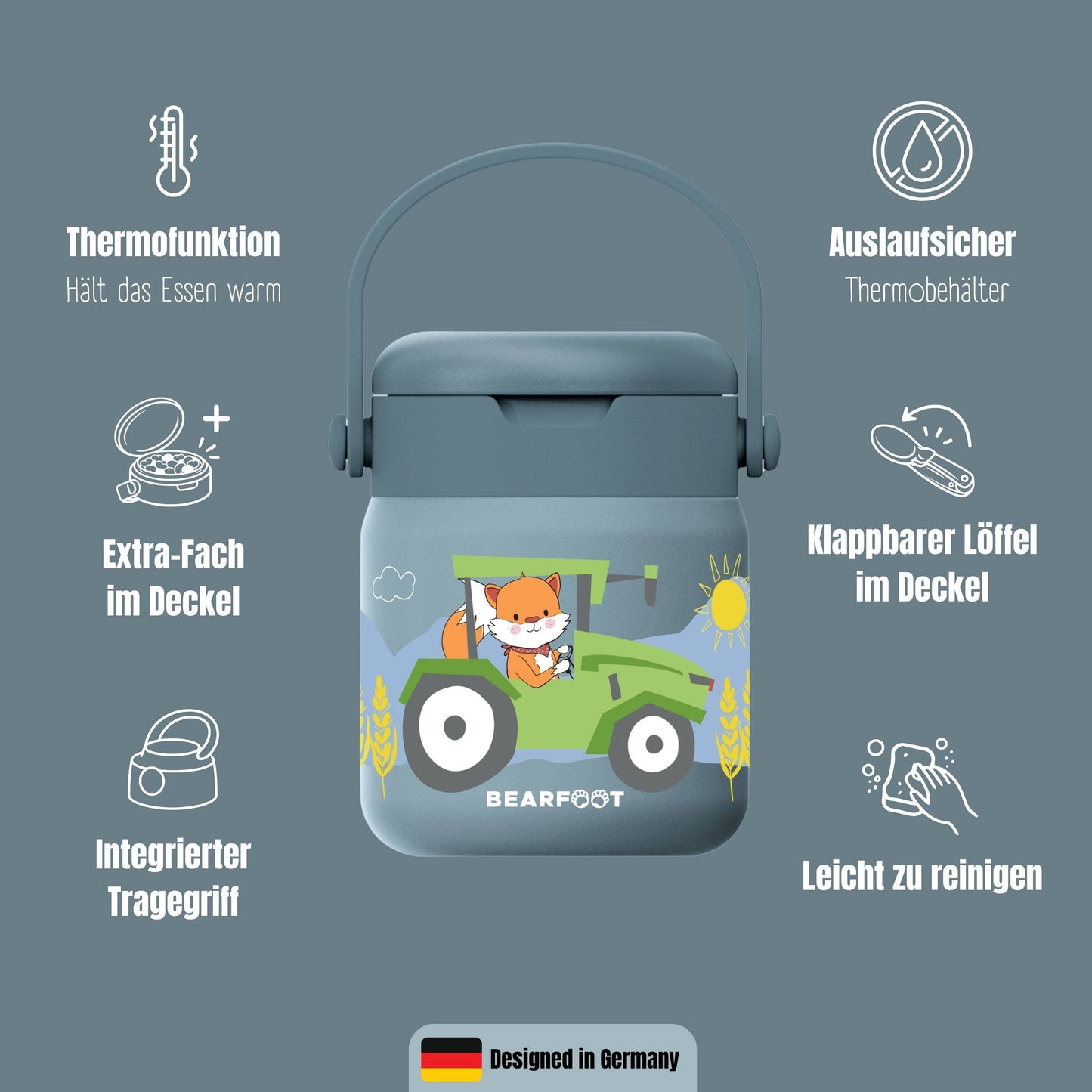 BEARFOOT - Termobeholder - Traktor